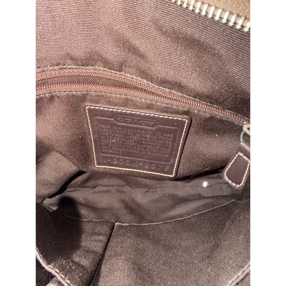 Coach Soho 3577 Signature Jacquard Suede Buckle Hobo Y2K Bag - Picture 5 of 13